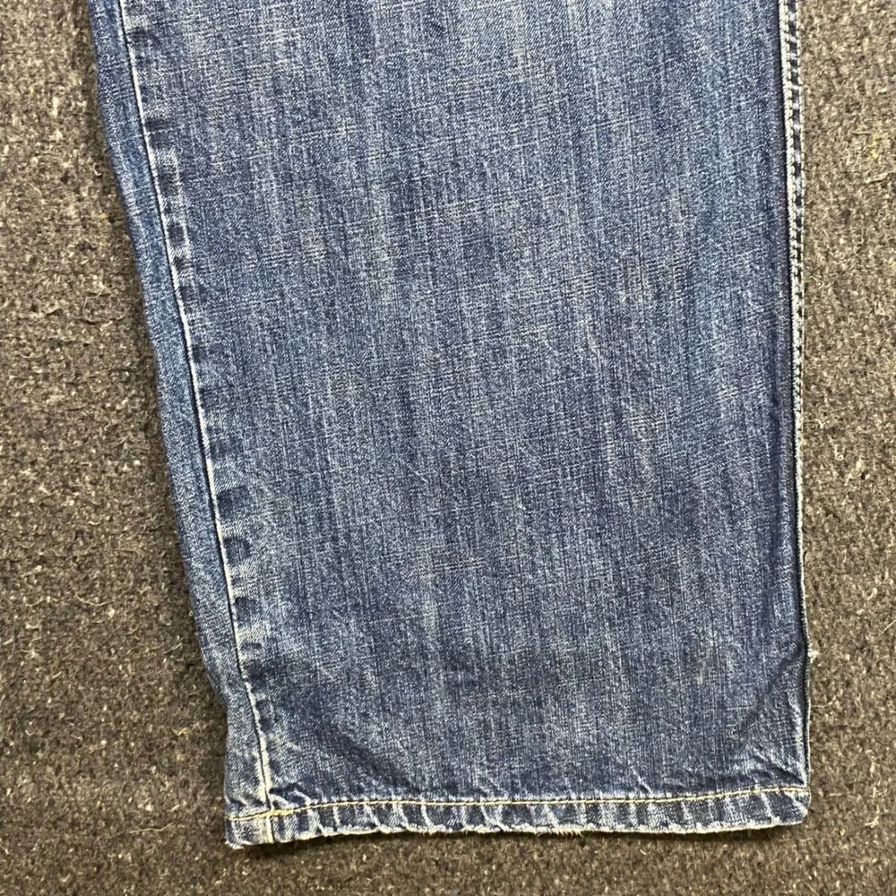 Pelle Pelle Baggy Jeans Sz 40 Mens Blue Streetwear Wide Leg Marc Buchanan